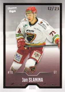 22-23 GOAL Cards - Jan SLANINA č. 257 GOLD x/23