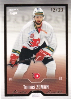22-23 GOAL Cards - Tomáš ZEMAN č. 351 GOLD x/23