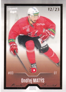22-23 GOAL Cards - Ondřej MATÝS č. 356 GOLD x/23