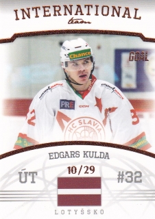 22-23 GOAL Cards - Edgars KULDA č. IT-06 PARALLEL x/29