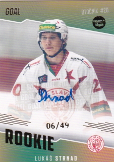 22-23 GOAL Cards - Lukáš STRNAD č. RO-10 AUTO 06/49