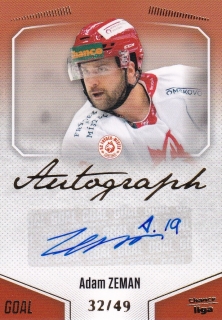 22-23 GOAL Cards - Adam ZEMAN č. A-144