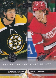 22-23 Upper Deck Series 2 - Charlie McAVOY/Moritz SEIDER č. 450 (CL)