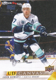 22-23 Upper Deck Series 2 - Jaden SCHWARTZ č. C189 UD CANVAS