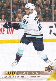 22-23 Upper Deck Series 2 - Alexander WENNBERG č. C191 UD CANVAS