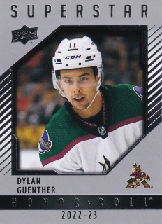 22-23 Upper Deck Series 2 - Dylan GUENTHER č. HR71 (RC) HONOR ROLL