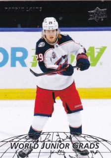 22-23 Upper Deck Series 2 - Patrik LAINE č. WG-1 WORLD JUNIOR GRADS