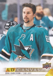 22-23 Upper Deck Series 1 - Erik KARLSSON č. C66 CANVAS