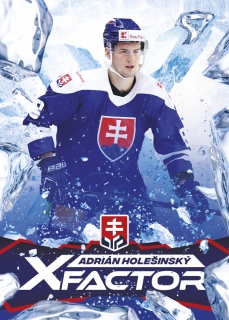 2023 Hokejové Slovensko - Adrián HOLEŠINSKÝ č. XF-12 X-Factor 3D
