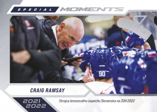 2023 Hokejové Slovensko - Craig RAMSEY č. SM-07 Special Moments