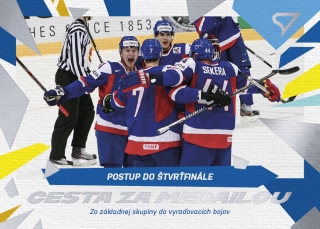 2023 Hokejové Slovensko - Postup do štvrťfinále č. CM-13 Cesta za medailou