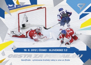 2023 Hokejové Slovensko - Česko-Slovensko 1:3 č. CM-15 Cesta za medailou