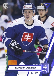 2023 Hokejové Slovensko - Dominik JENDEK č. 32 BLUE