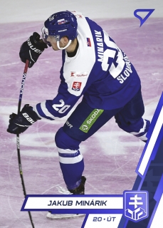 2023 Hokejové Slovensko - Jakub MINÁRIK č. 38 BLUE