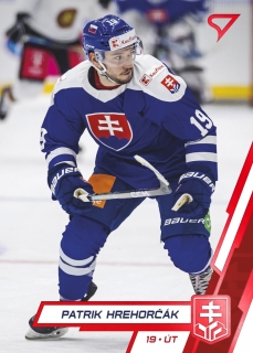 2023 Hokejové Slovensko - Patrik HREHORČÁK č. 30 RED