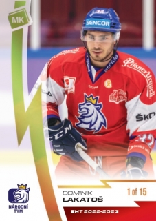 2023 MK Národní tým - Dominik LAKATOŠ č. 24 limited 1of15