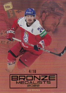 2023 MK Národní tým - Jan ŠČOTKA č. BM-10 Bronze Medalist 2022 Men 4/10