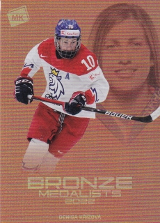 2023 MK Národní tým - Denisa KŘÍŽOVÁ č. BM-13 Bronze Medalists 2022 Women