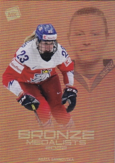 2023 MK Národní tým - Agáta SARNOVSKÁ č. BM-22 Bronze Medalists 2022 Women