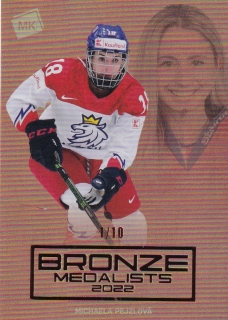 2023 MK Národní tým - Michaela PEJZLOVÁ č. BM-20 Bronze Medalists 2022 Women 1/10