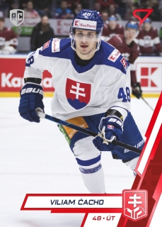2023 Hokejové Slovensko - Viliam ČACHO č. 24 RED
