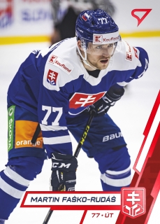 2023 Hokejové Slovensko - Martin FAŠKO-RUDÁŠ č. 26 RED