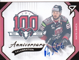 22-23 Tipos Extraliga - Matej BAČA č. AC-02 AUTO 03/25
