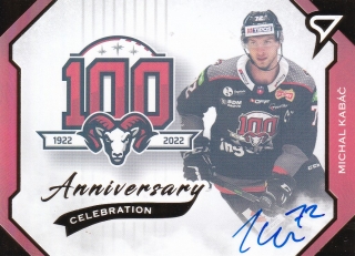 22-23 Tipos Extraliga - Michal KABÁČ č. AC-05 AUTO 03/25