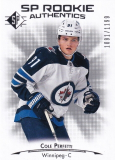 21-22 SP Hockey - Cole PERFETTI č. 116 (RC) SP Rookie Authentics x/1199