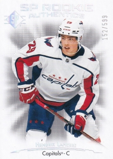 21-22 SP Hockey - Hendrix LAPIERRE č. 134 (RC) SP Rookie Authentics x/599