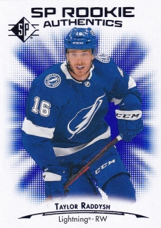 21-22 SP Hockey - Taylor RADDYSH č. 119 (RC) SP Rookie Authentic Blue
