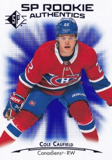21-22 SP Hockey - Cole CAUFIELD č. 124 (RC) SP Rookie Authentic Blue