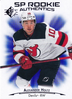 21-22 SP Hockey - Alexander HOLTZ č. 128 (RC) SP Rookie Authentic Blue