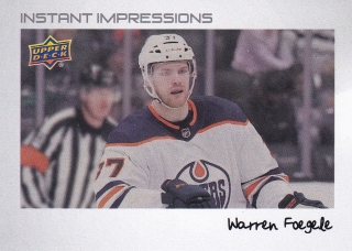 22-23 Upper Deck Series 2 - Warren FOEGELE č. PZ-4 INSTANT IMPRESSIONS