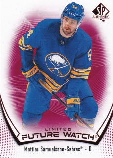 21-22 SP Authentic - Mattias SAMUELSSON č. 129 (RC) FUTURE WATCH LIMITED