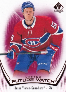 21-22 SP Authentic - Jesse YLONEN č. 134 (RC) FUTURE WATCH LIMITED