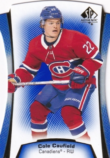 21-22 SP Authentic - Cole CAUFIELD č. DC-10 DIE-CUT BLUE