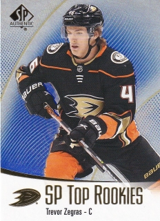 21-22 SP Authentic - Trevor ZEGRAS č. TR-50 SP TOP ROOKIES BLUE