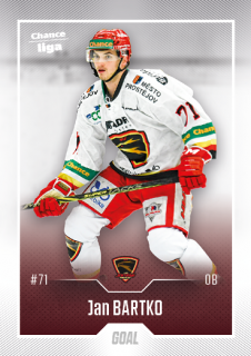 22-23 GOAL Cards - Jan BARTKO č. 429
