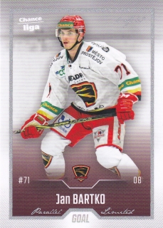 22-23 GOAL Cards - Jan BARTKO č. 429 SILVER x/60