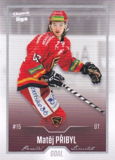 22-23 GOAL Cards - Matěj PŘIBYL č. 430 SILVER x/60