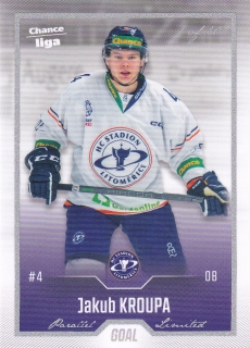 22-23 GOAL Cards - Jakub KROUPA č. 437 SILVER x/60