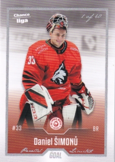 22-23 GOAL Cards - Daniel ŠIMONŮ č. 464 SILVER x/60
