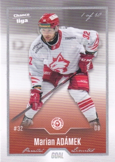 22-23 GOAL Cards - Marian ADÁMEK č. 465 SILVER x/60