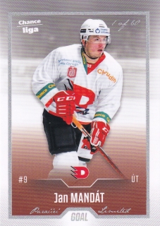 22-23 GOAL Cards - Jan MANDÁT č. 476 SILVER x/60