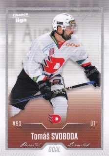 22-23 GOAL Cards - Tomáš SVOBODA č. 483 SILVER x/60