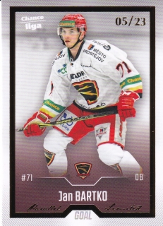 22-23 GOAL Cards - Jan BARTKO č. 429 GOLD x/23