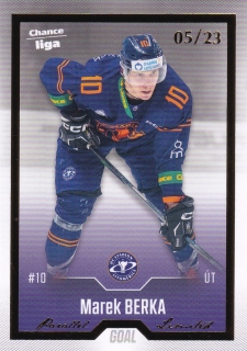 22-23 GOAL Cards - Marek BERKA č. 439 GOLD x/23