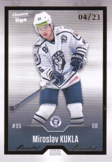 22-23 GOAL Cards - Miroslav KUKLA č. 460 GOLD x/23