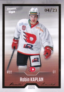 22-23 GOAL Cards - Robin KAPLAN č. 480 GOLD x/23